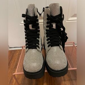 Sugar Thrillz Diamond Duchess Bling Boots